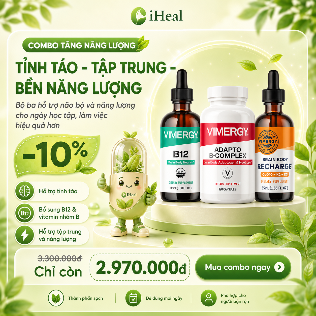Combo Năng lượng & Tỉnh táo