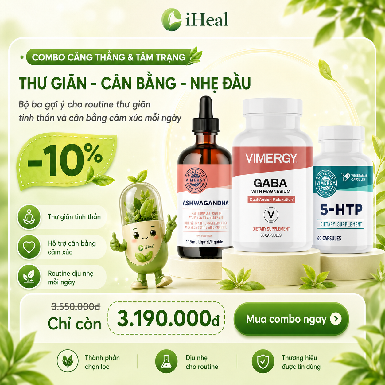 Combo căng thẳng và tâm trạng